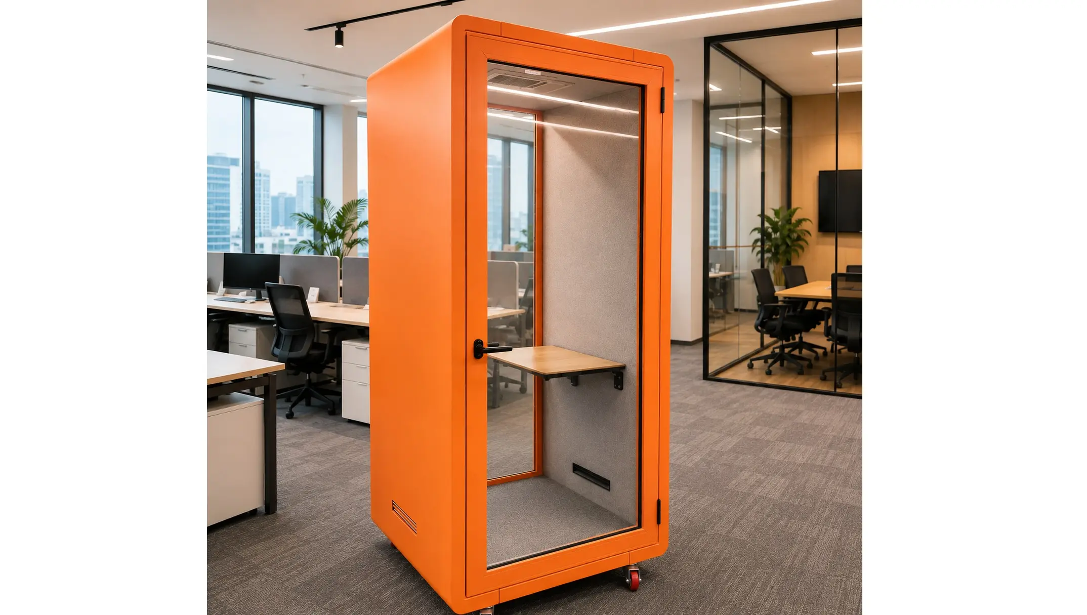 Metal office pods